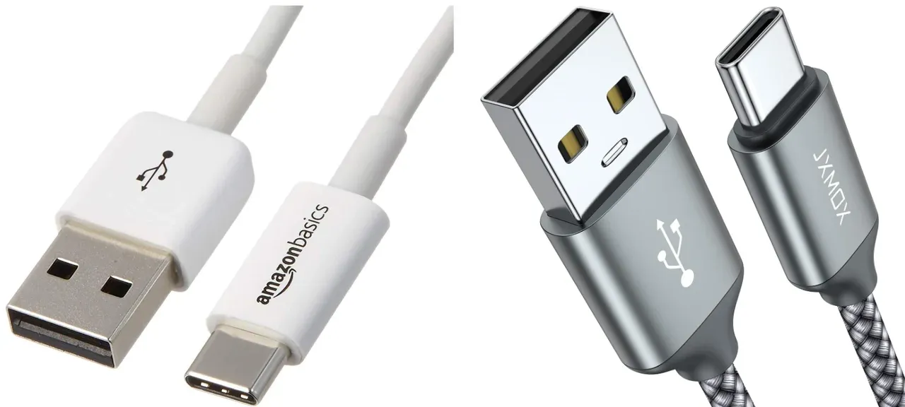 USB-C 转 USB-A 与 USB-C 转 USB-C 线缆