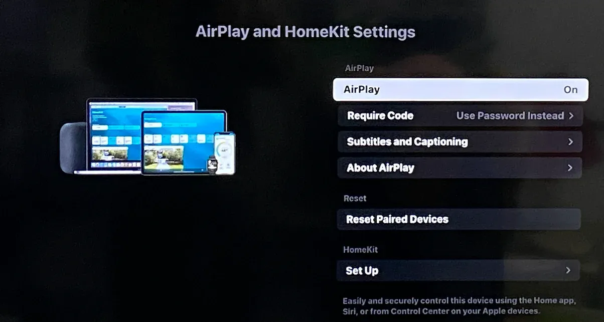 电视是否支持 AirPlay